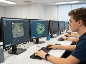 Разработчик компьютерных игр и использование мультимедийных приложений